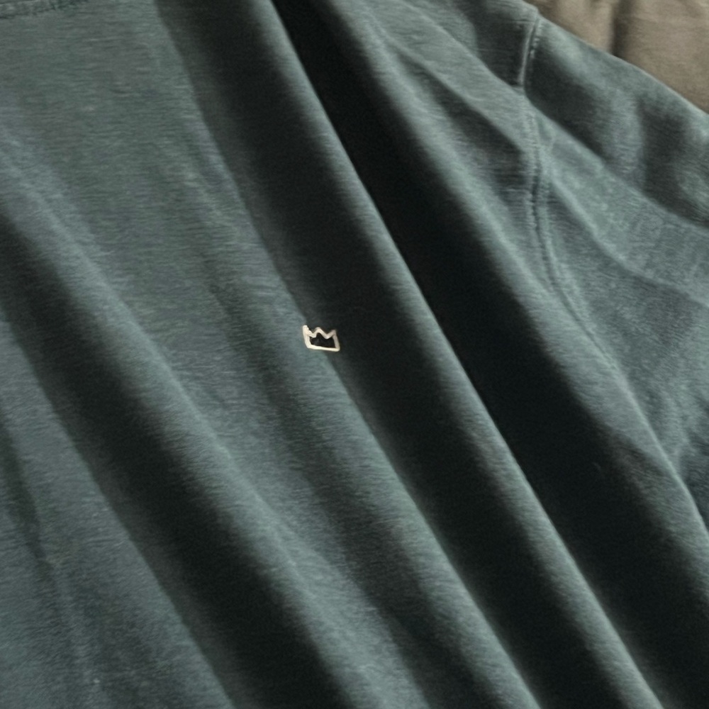 Dark Green T-Shirt with Crown Logo